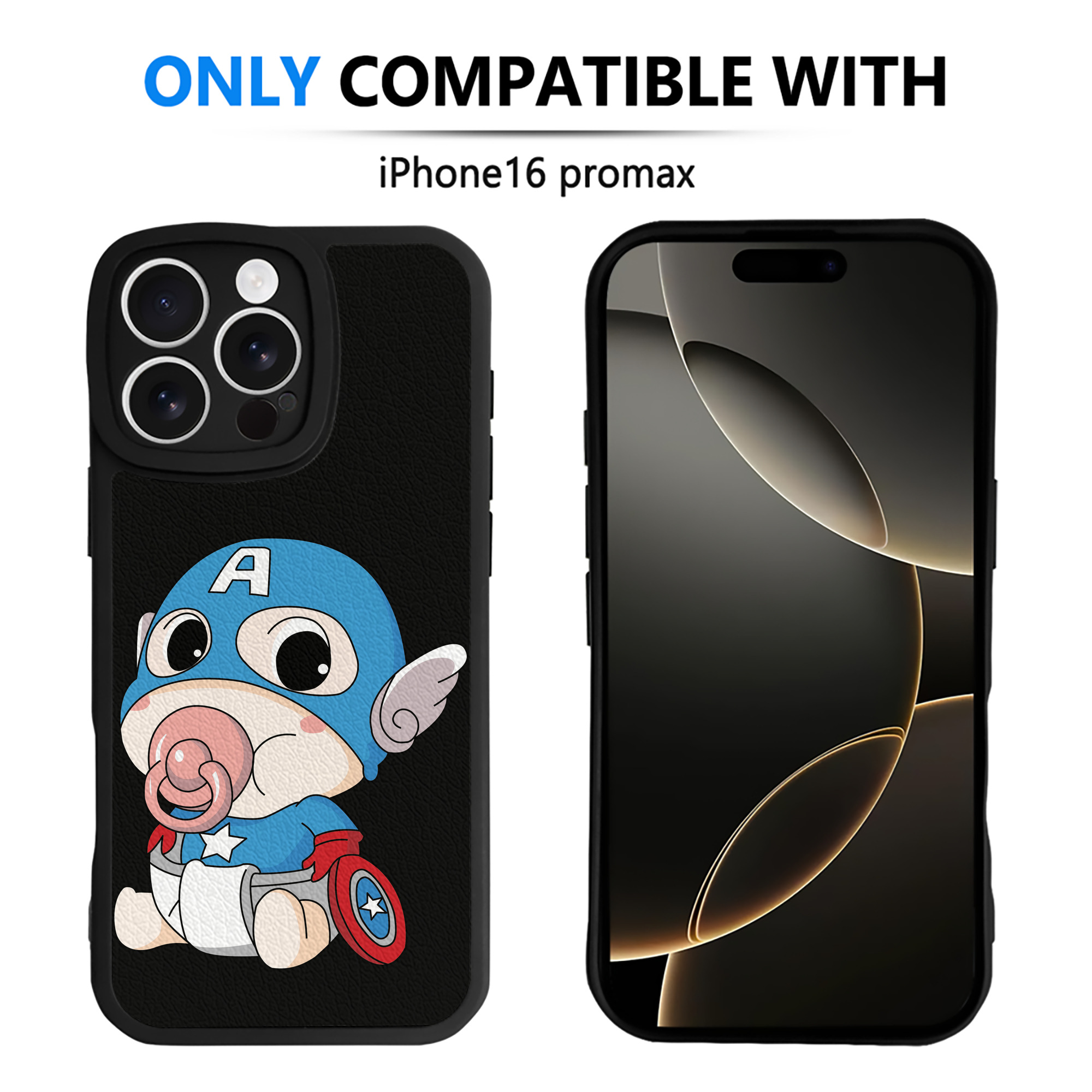 （画像用） アベンジャーズ The Avengers 【iPhone 16シリーズ対応】シリコンスマホケース（レザー調） 材質：シリコン